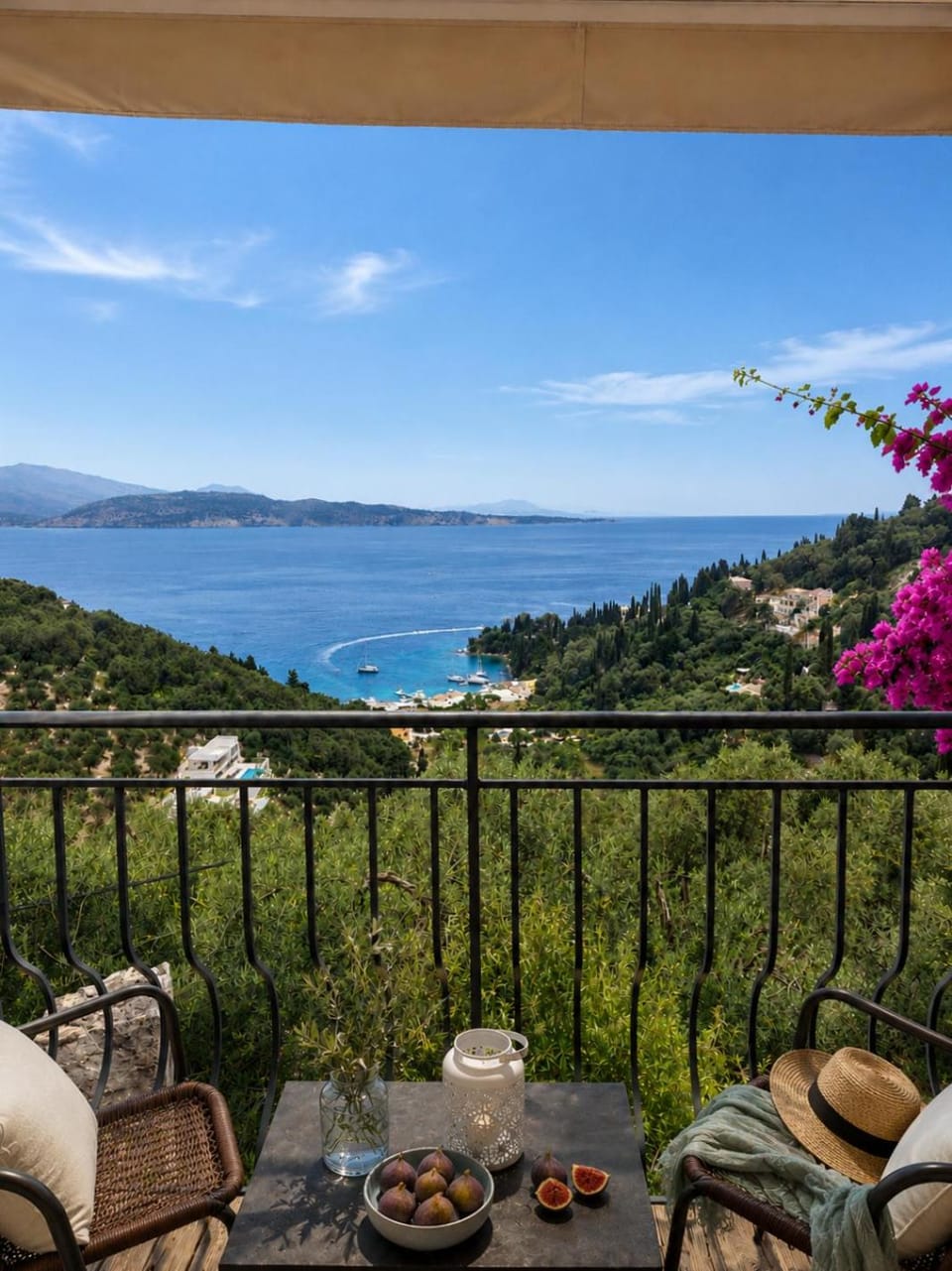 Day, Natural landscape, Balcony/Terrace, Sea view