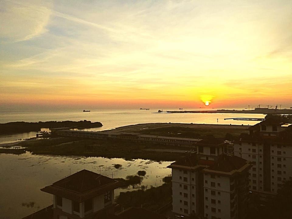 Sea view, Sunset