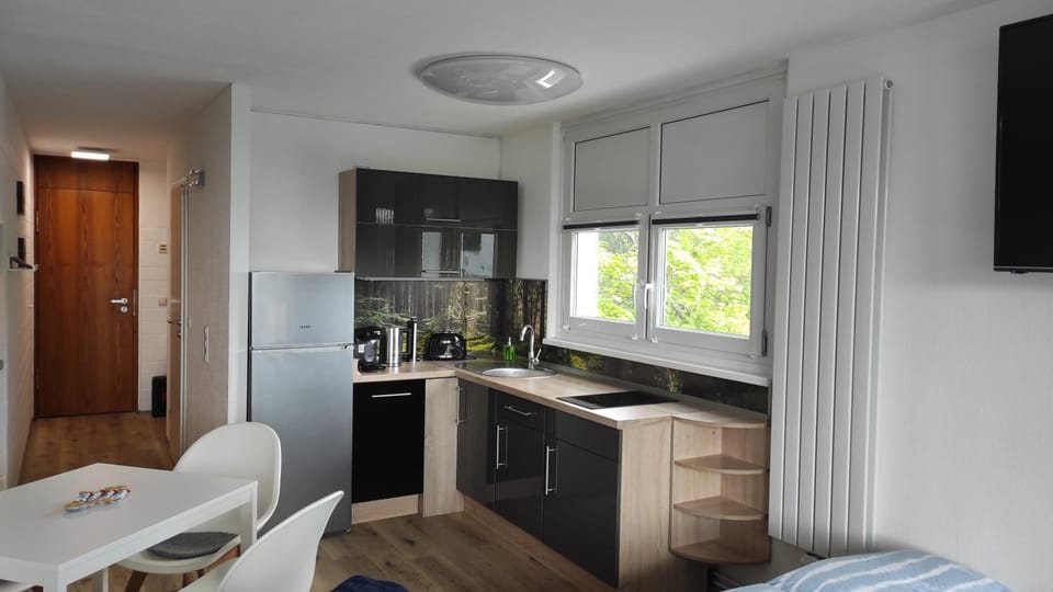 Ferienwohnung mit Blick in den Bayrischen Wald oberhalb von Sankt Engelmar Apartment in Straubing-Bogen