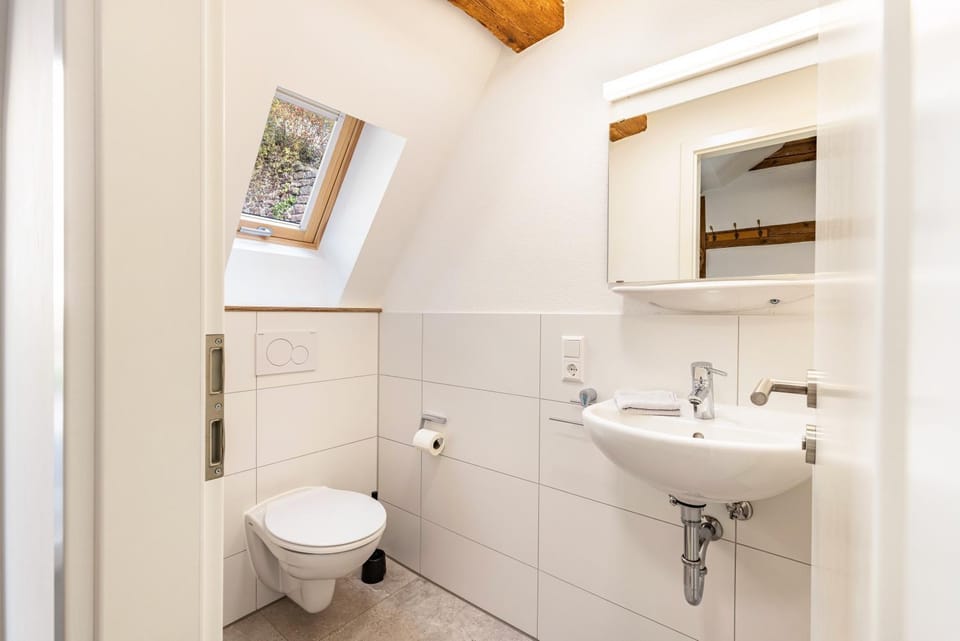 Bathroom, Living room