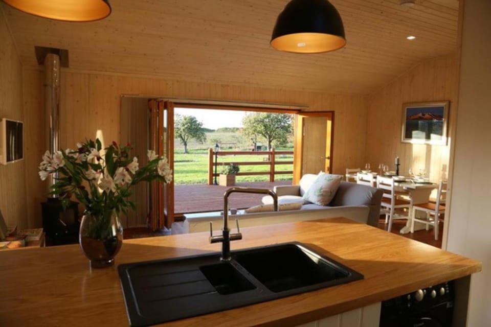 Honeysuckle Nature lodge in Babergh District