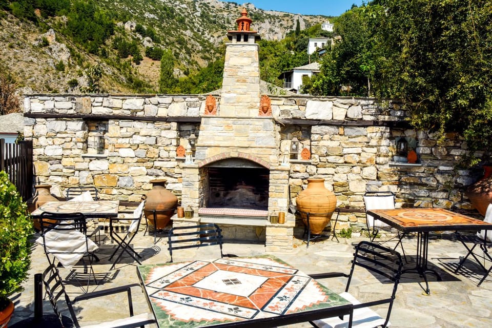 Patio, Day, Natural landscape, Mountain view
