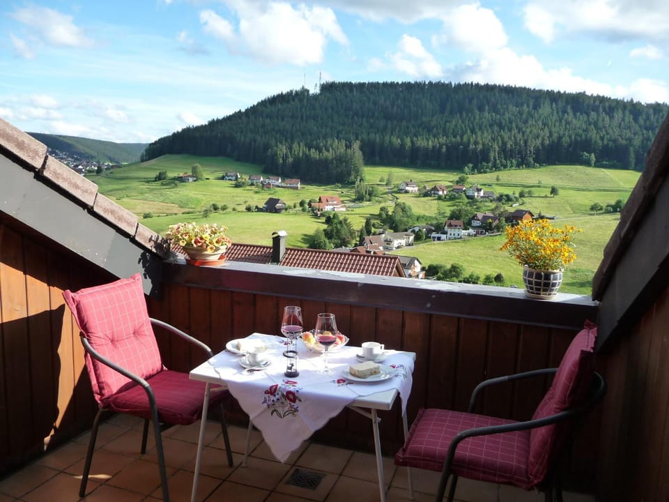 Spring, Day, Natural landscape, Summer, View (from property/room), Balcony/Terrace, Dining area, Autumn, Mountain view