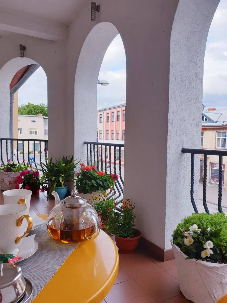 Property building, Patio