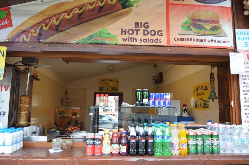 Food close-up, On-site shops