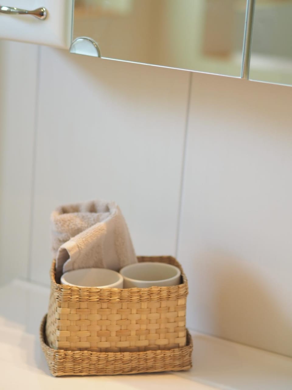 Bathroom, towels