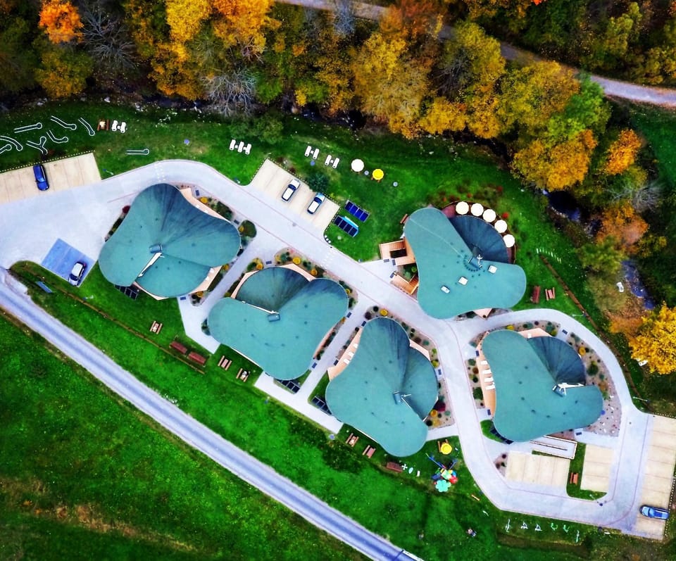 Day, Bird's eye view, Autumn, On site