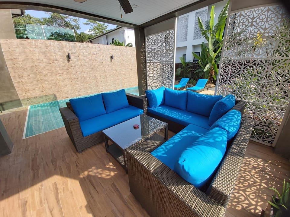 Patio, Balcony/Terrace, Seating area, Pool view, Swimming pool