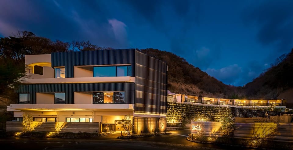 Property building, Night, Natural landscape, Mountain view