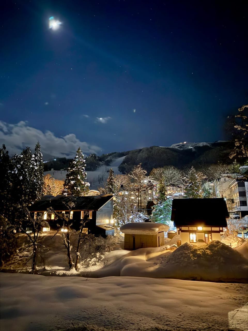 Night, Mountain view