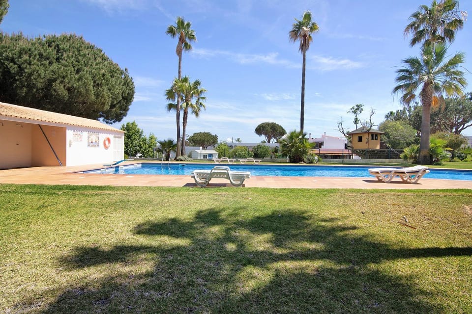 Property building, Living room, Swimming pool