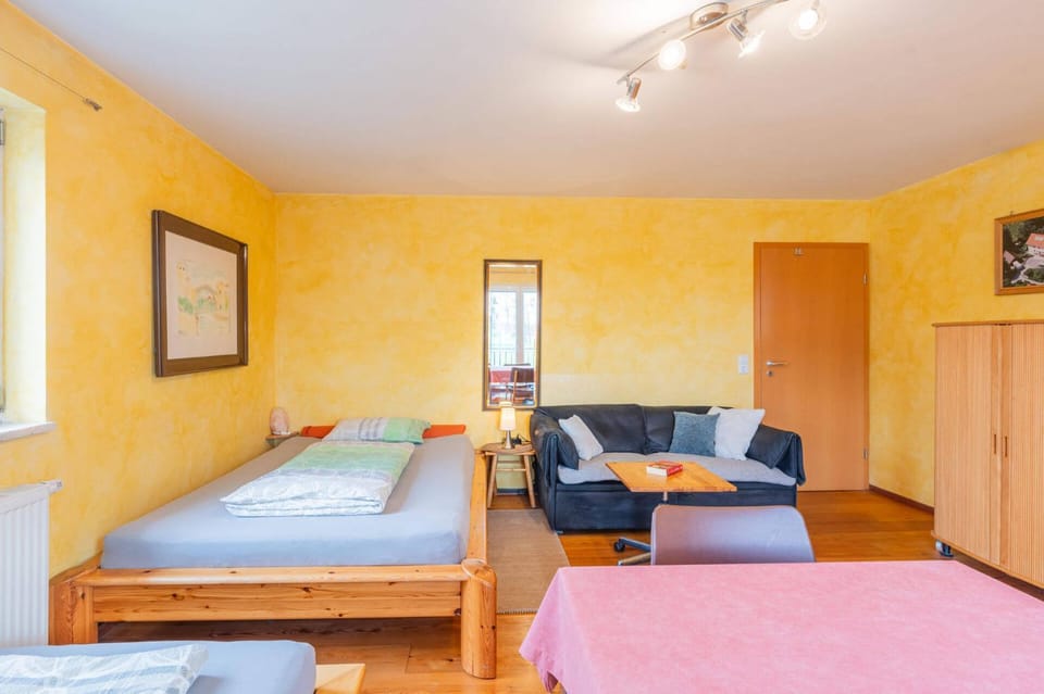 Bed, Living room, Photo of the whole room, Bedroom