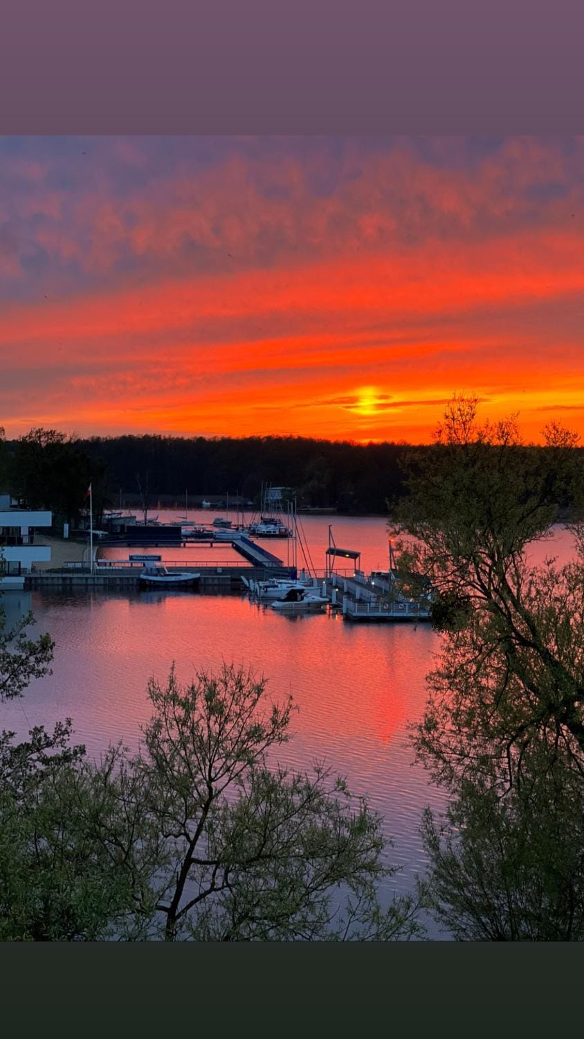 Lake view, Sunset