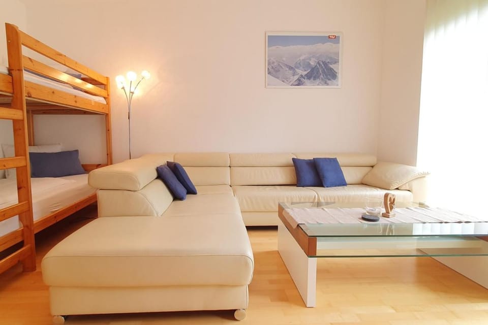 Bed, Living room, Seating area