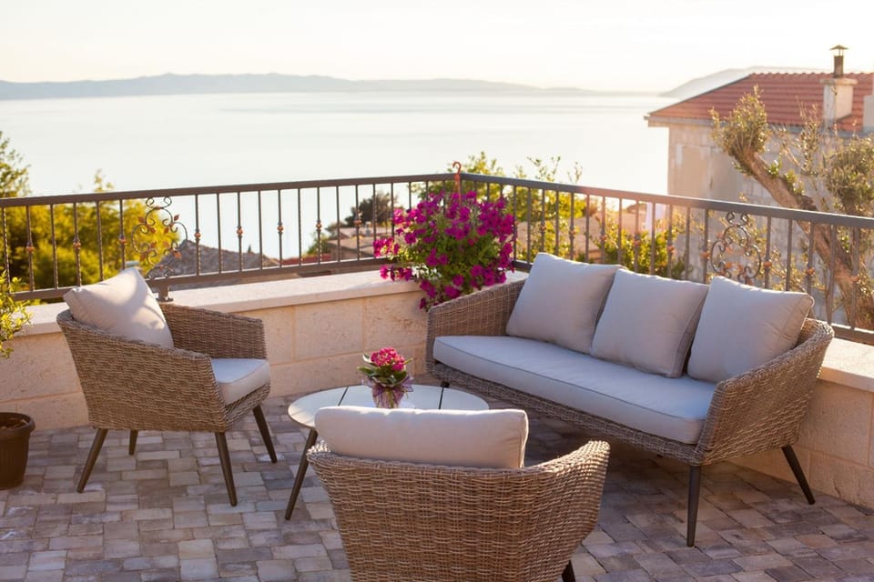 Balcony/Terrace, Seating area, Sea view