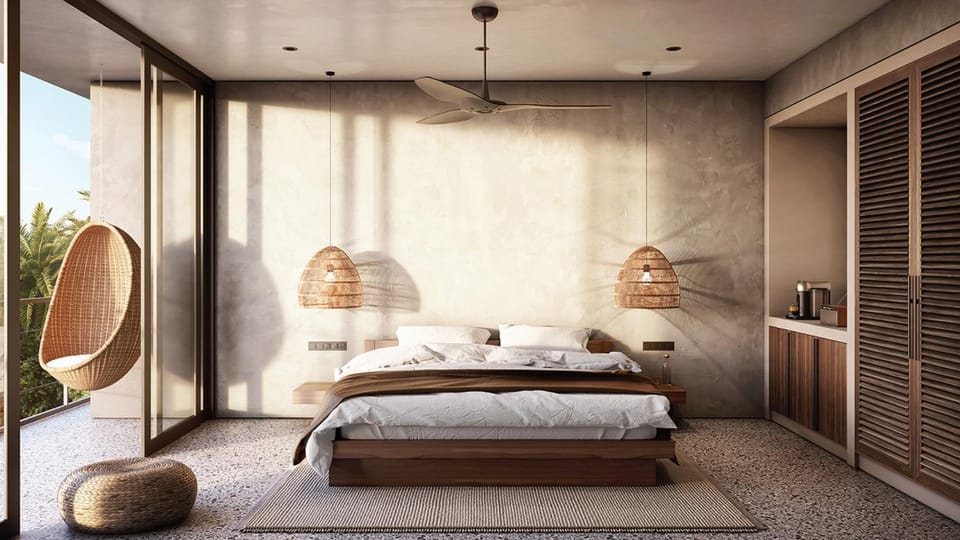 Bed, Bedroom, fireplace