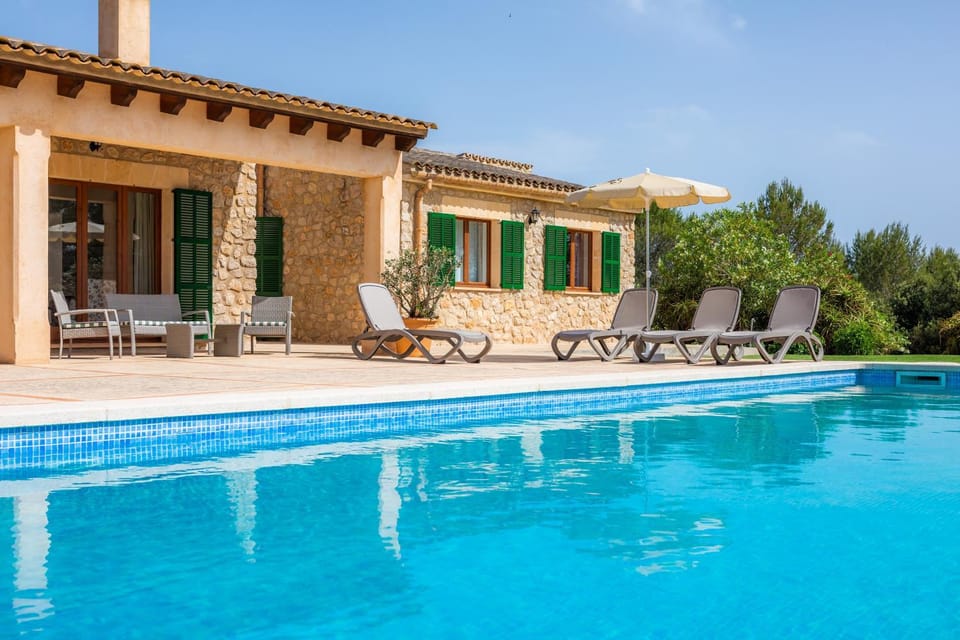Property building, Living room, Swimming pool