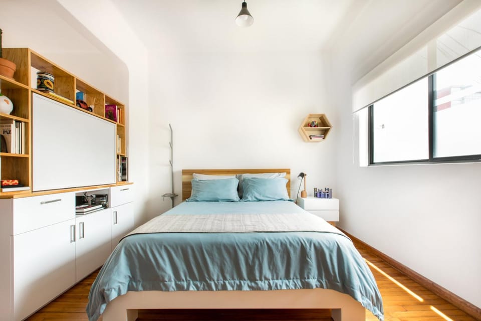 Hip,Colorful studio with Patio in Roma Norte Apartment in Mexico City