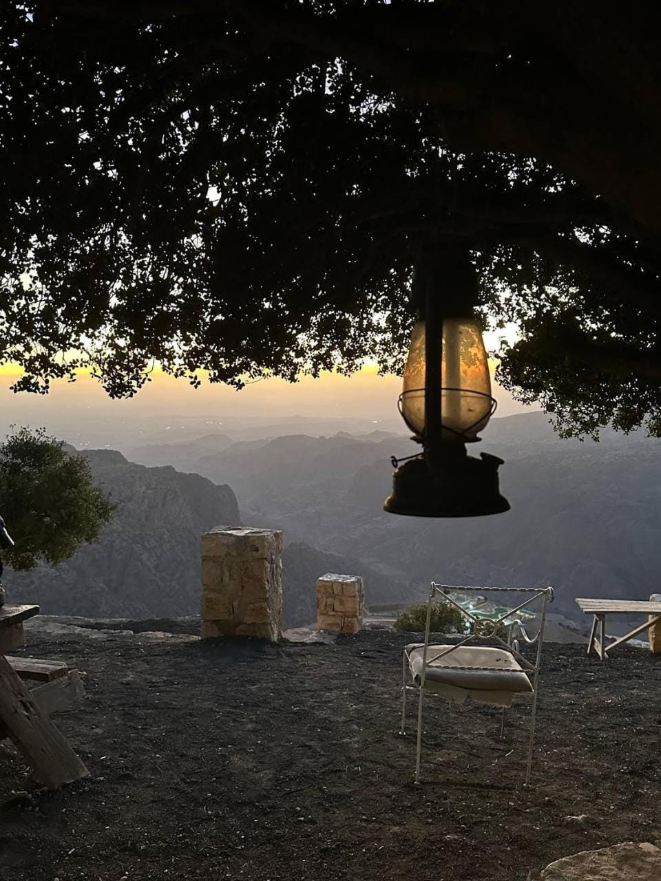 Jabal Dana Hotel - the highest hotel in Jordan Campground/ 
RV Resort in Africa