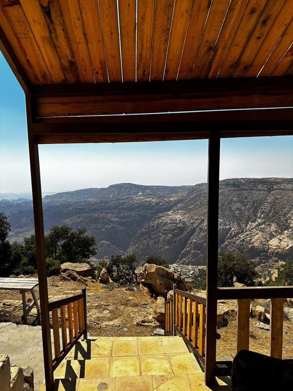 Jabal Dana Hotel - the highest hotel in Jordan Campground/ 
RV Resort in Africa