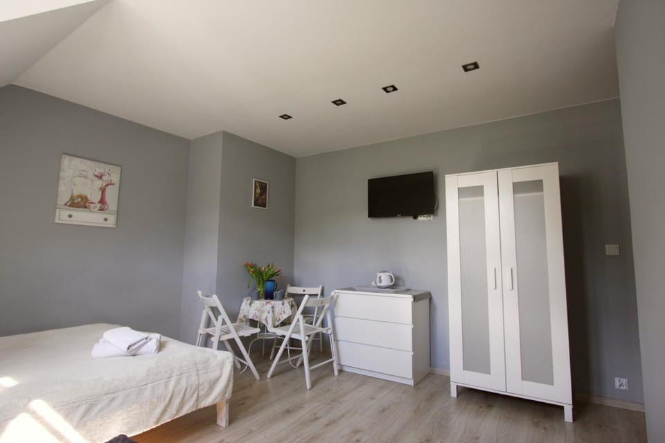 Bed, TV and multimedia, Photo of the whole room, wardrobe