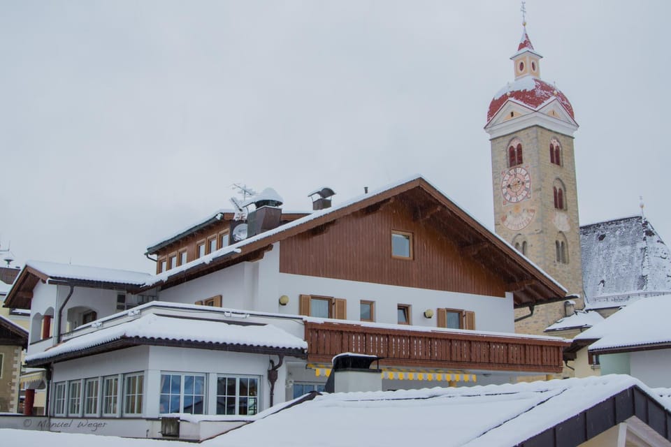 Property building, Nearby landmark, Winter