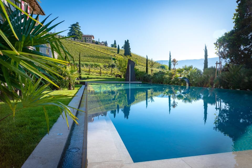 Natural landscape, Garden, Garden view, Pool view, Swimming pool, Swimming pool