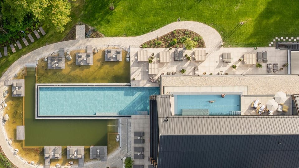 Bird's eye view, Pool view, Swimming pool