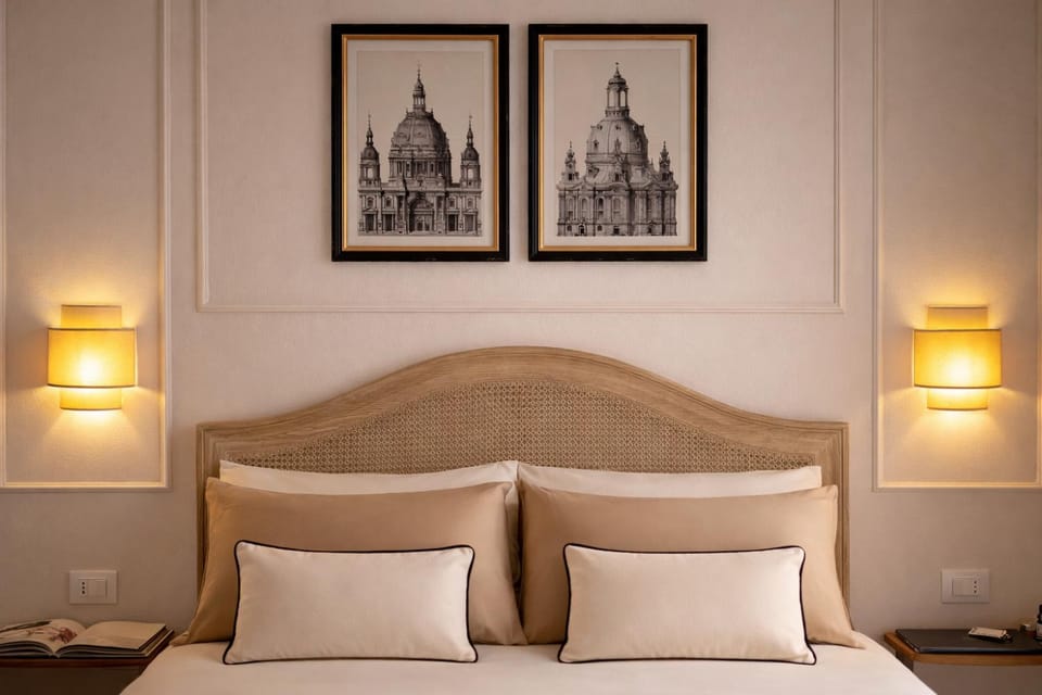 Bed, Decorative detail, Bedroom