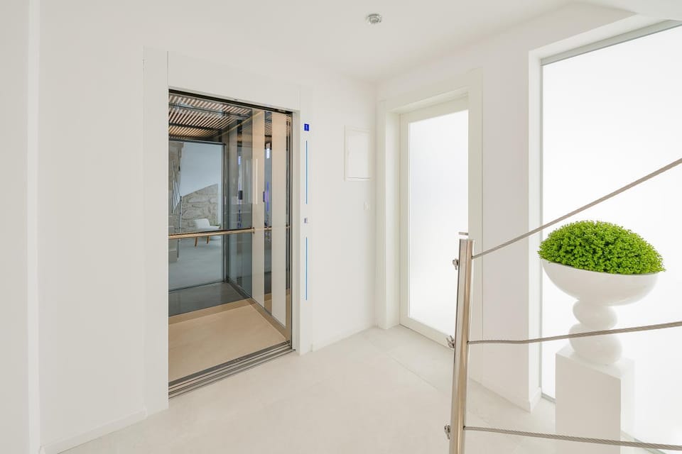 Property building, elevator