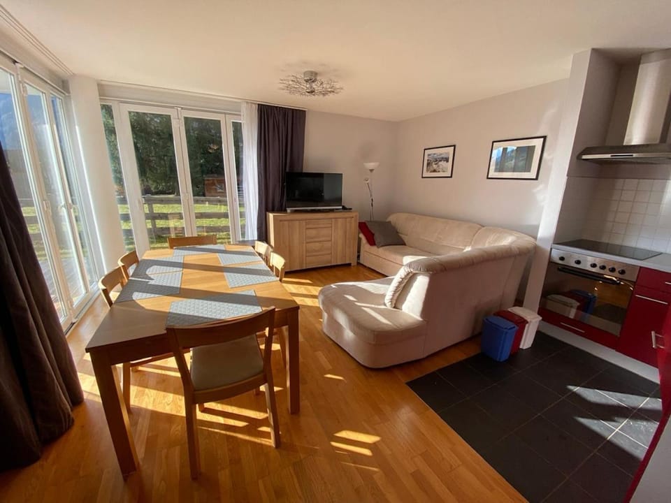 Living room, Seating area, Dining area