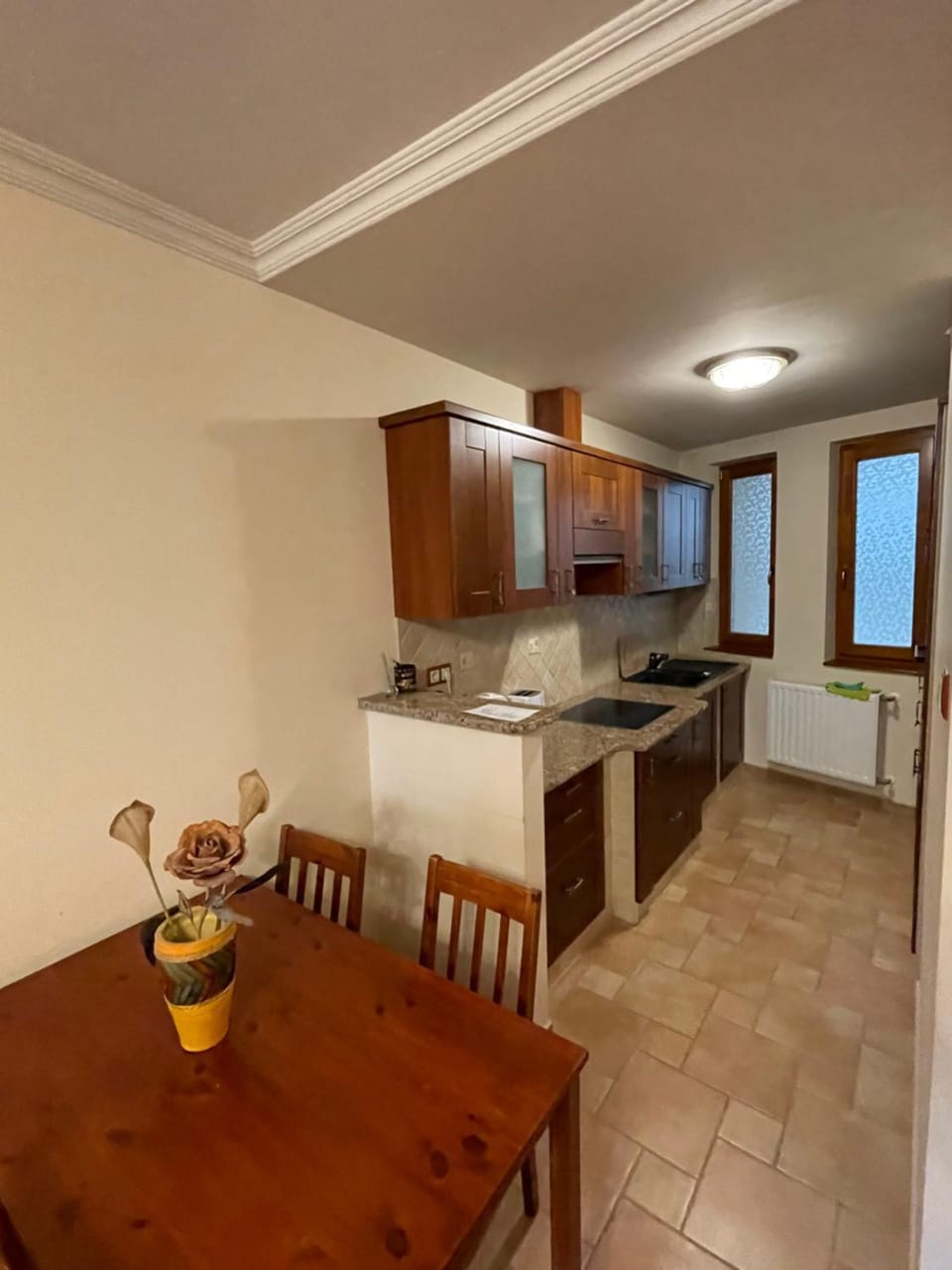 Kitchen or kitchenette, Dining area