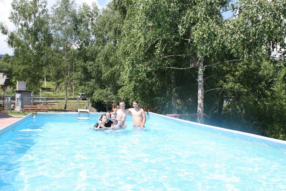 People, Pool view, Swimming pool
