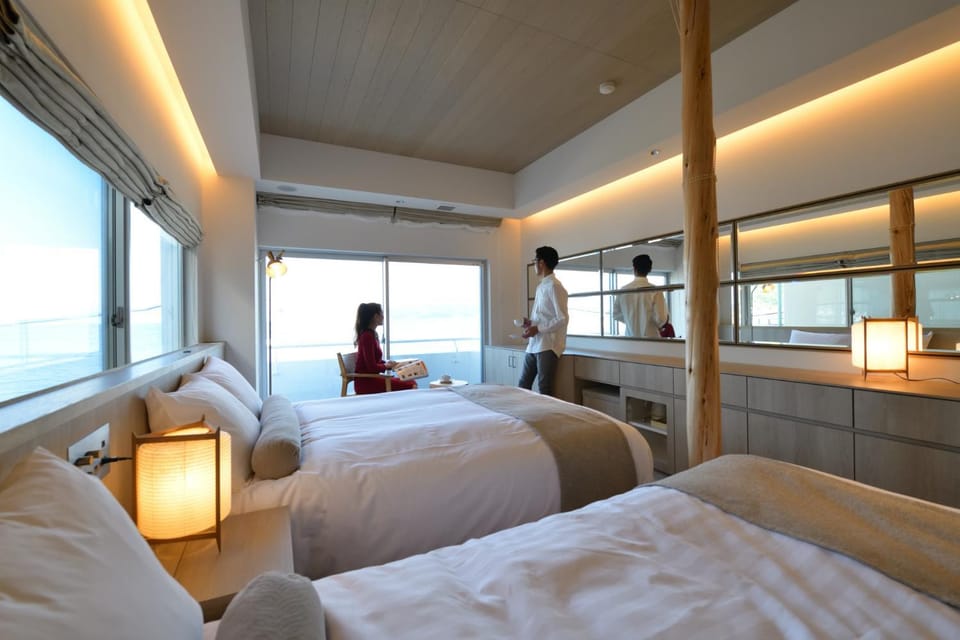 Bed, Photo of the whole room, Bedroom, Sea view