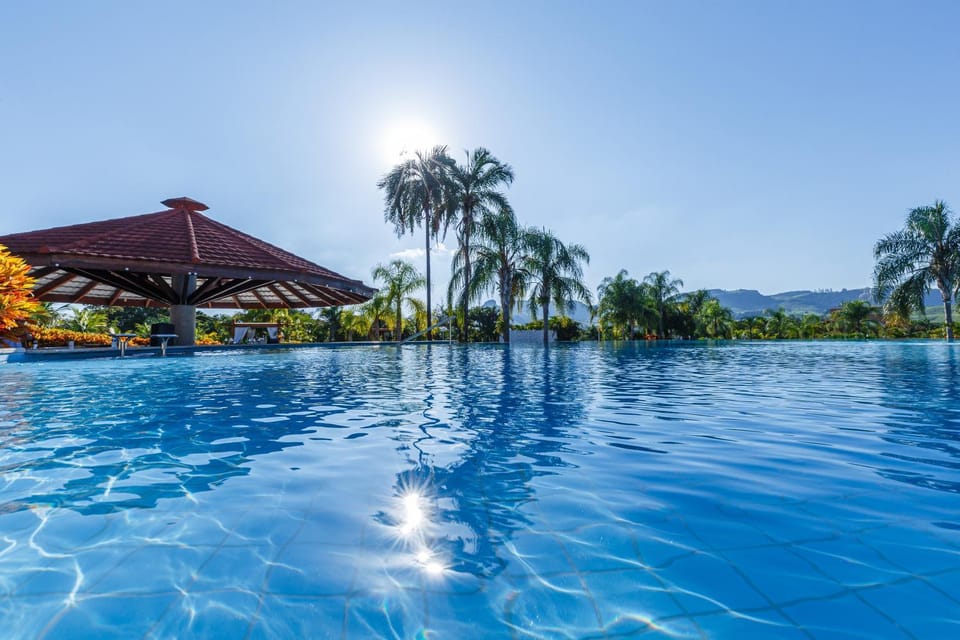 Swimming pool, Sunset