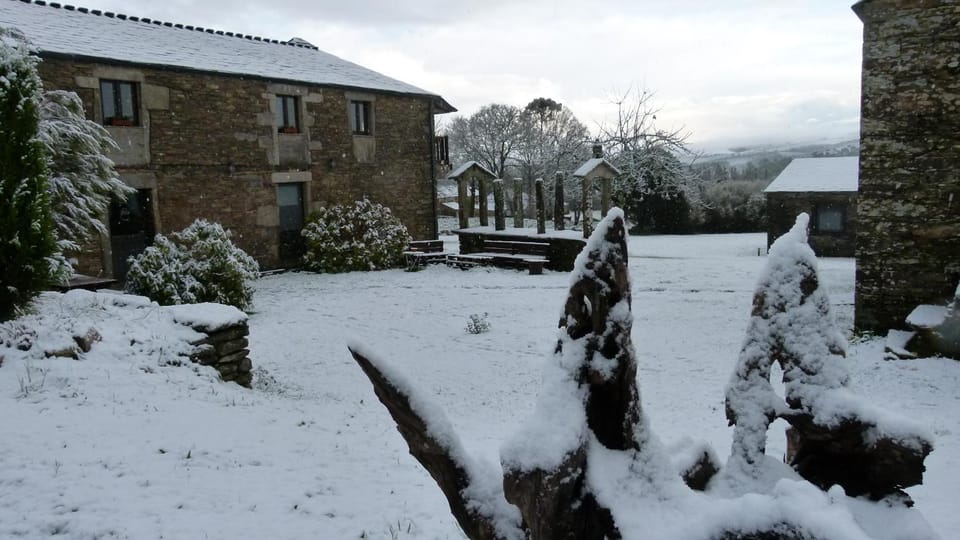 Property building, Winter, Garden, Lobby or reception, Mountain view