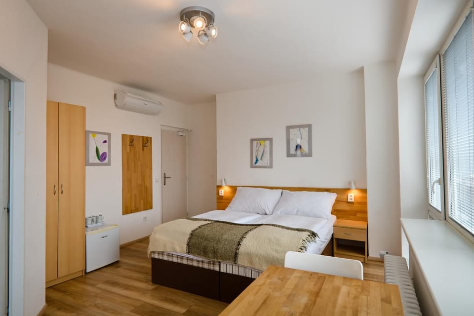 Bed, Photo of the whole room, Seating area, Bedroom, wardrobe, air conditioner