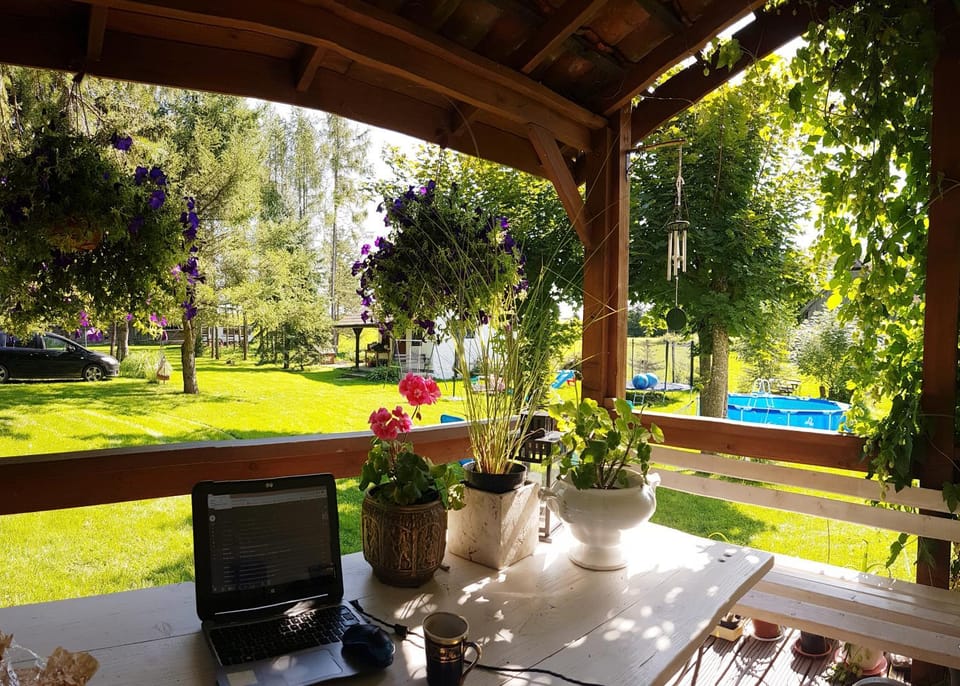 Garden, Garden, Balcony/Terrace, Garden view, Pool view, Area and facilities, Swimming pool, group of guests, group of guests, sunbed