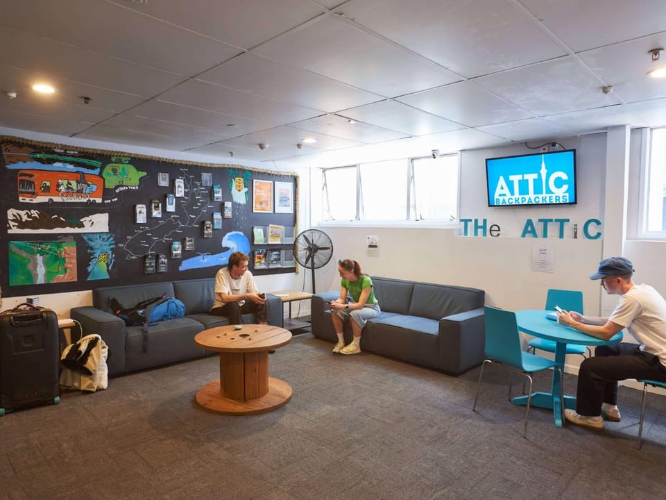 Seating area, group of guests