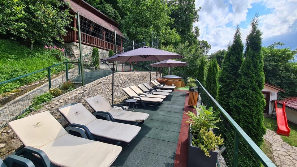 Day, Garden, Seating area, Garden view, sunbed