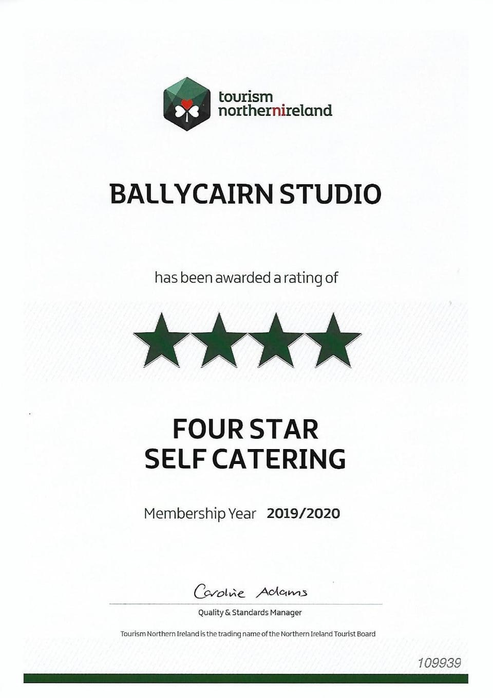 Certificate/Award