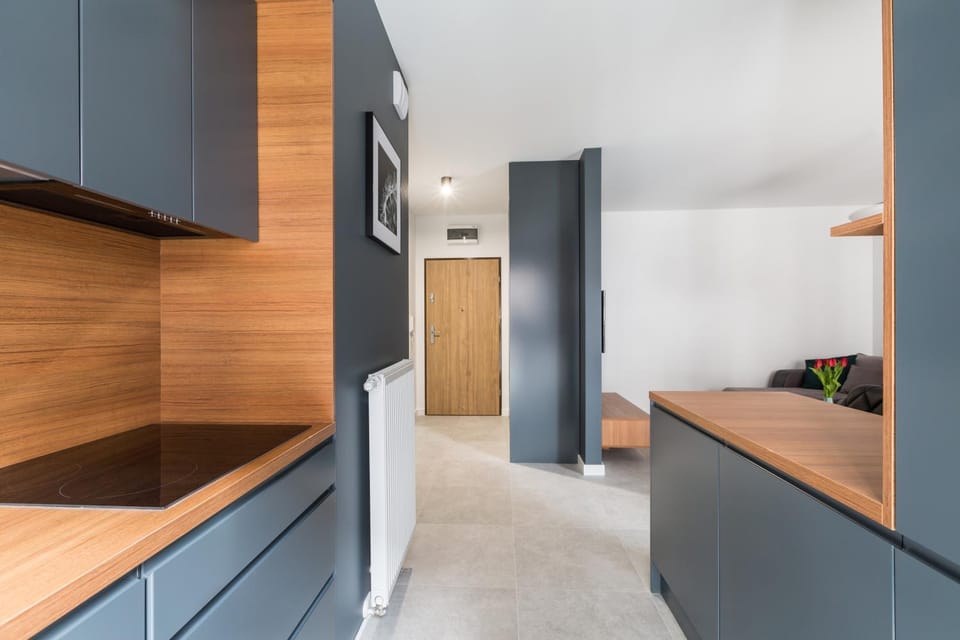 Kitchen or kitchenette, Living room