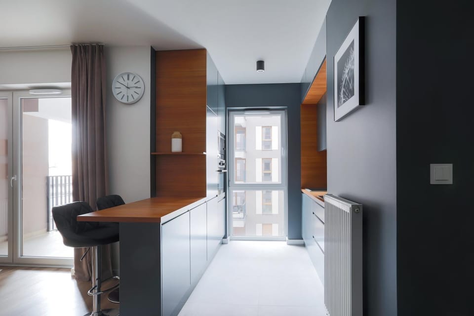 Kitchen or kitchenette, Living room