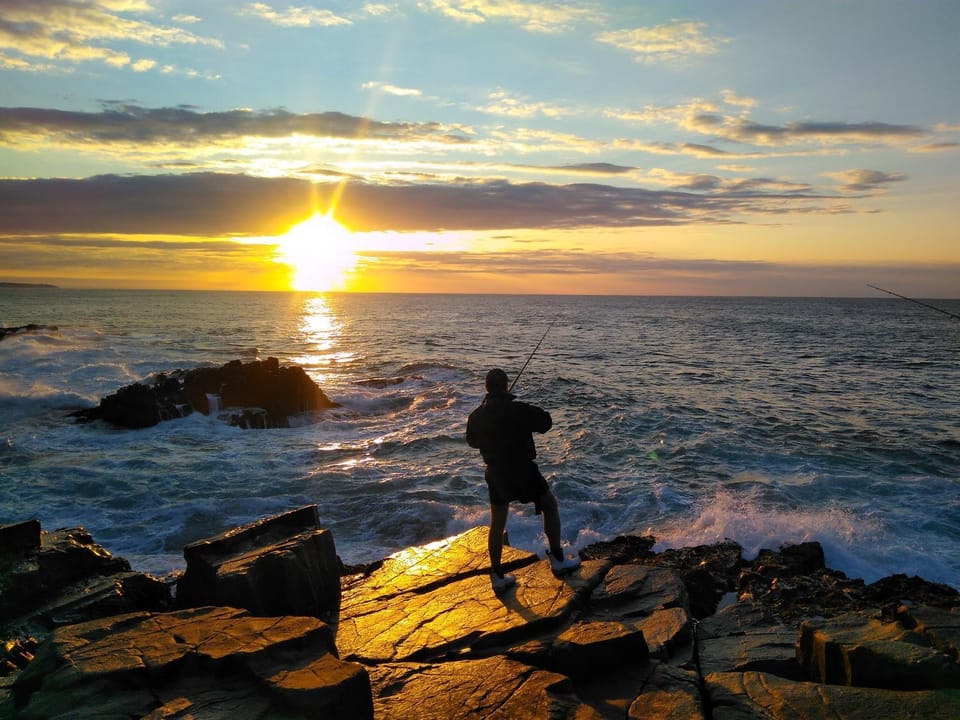 People, Natural landscape, Sunrise