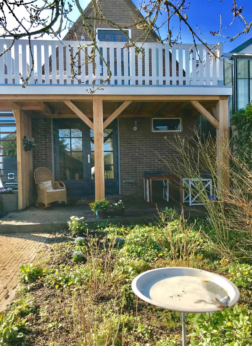 Facade/entrance, Garden, Balcony/Terrace, Garden view