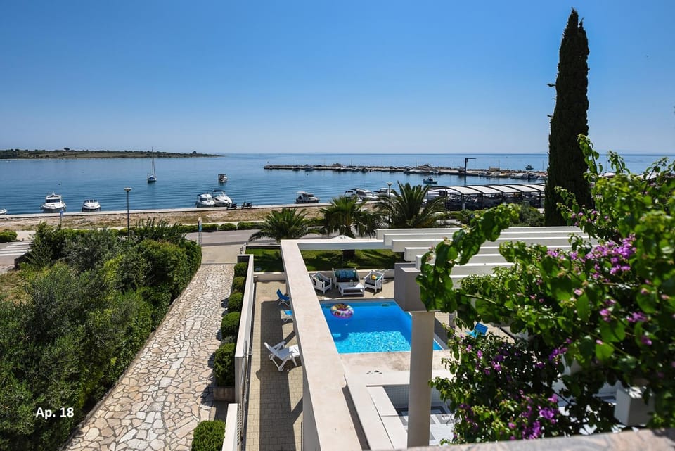 Balcony/Terrace, Garden view, Pool view, Sea view