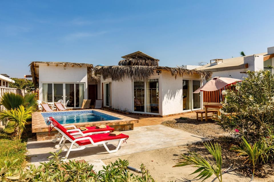 Garden, Balcony/Terrace, Photo of the whole room, Pool view