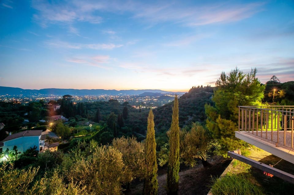 Natural landscape, Balcony/Terrace, Sunset