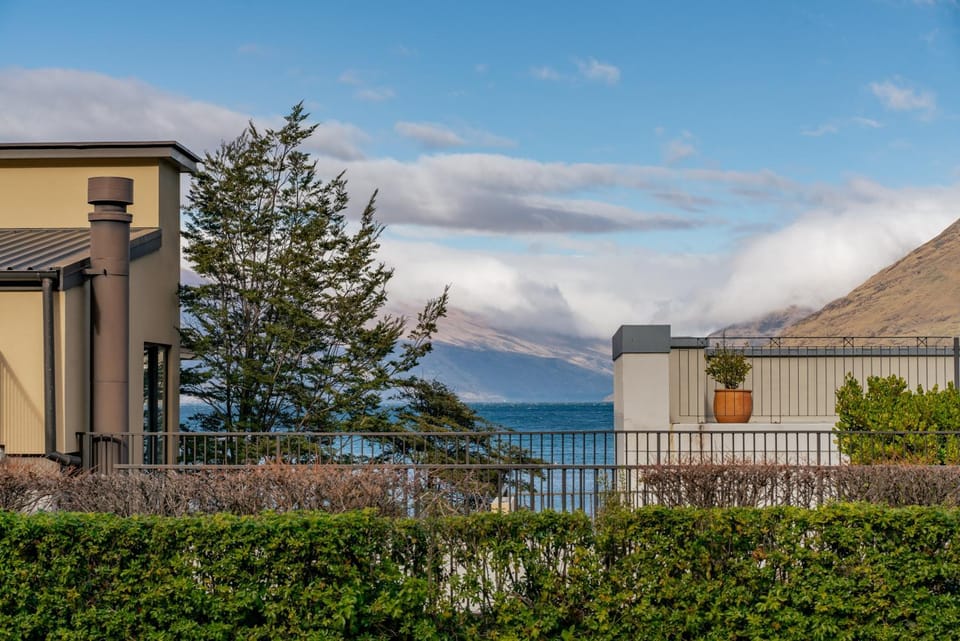 Property building, Natural landscape, Lake view, Mountain view