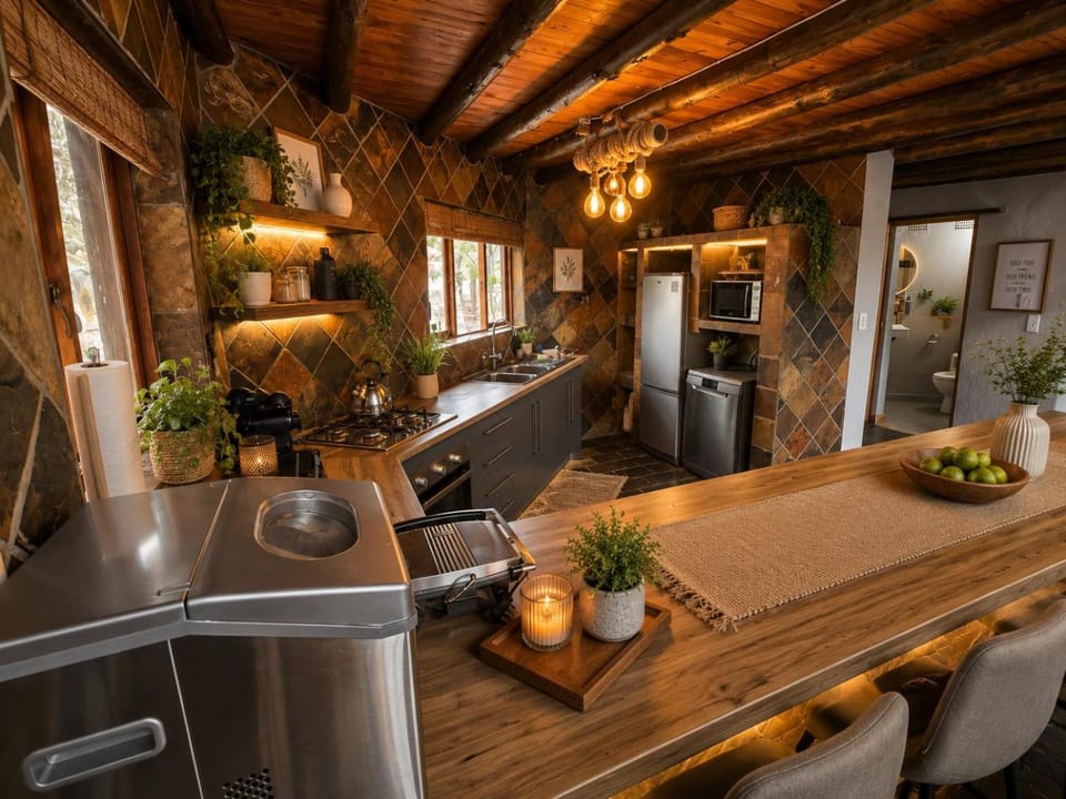 Kitchen or kitchenette, oven, stove
